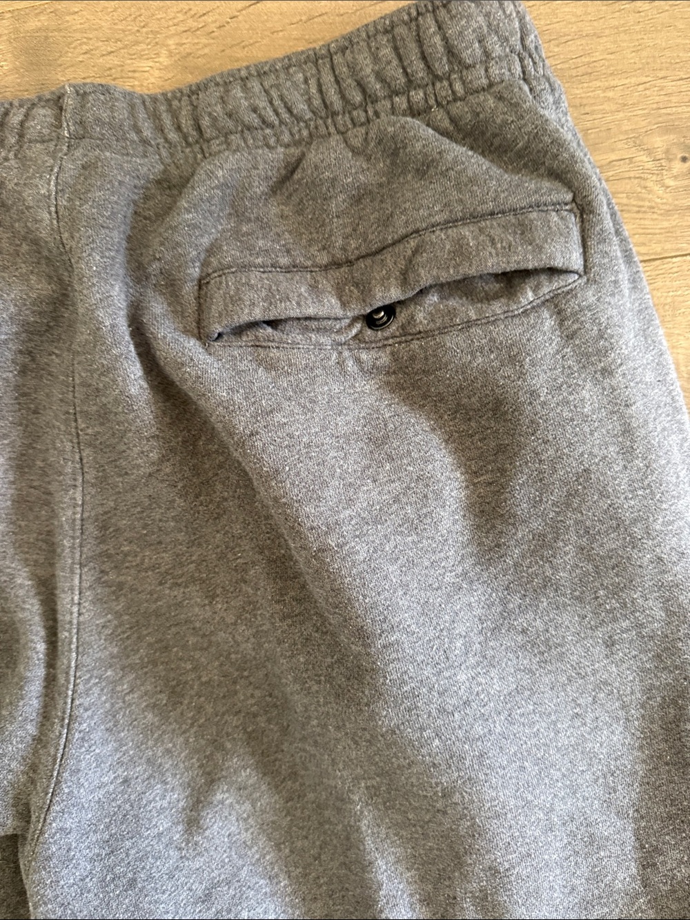 Nike Large Gray Heather Jogger Sweatpants - Picture 4 of 5